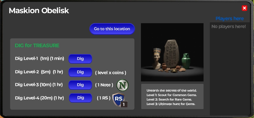 Obelisk Dig Site
